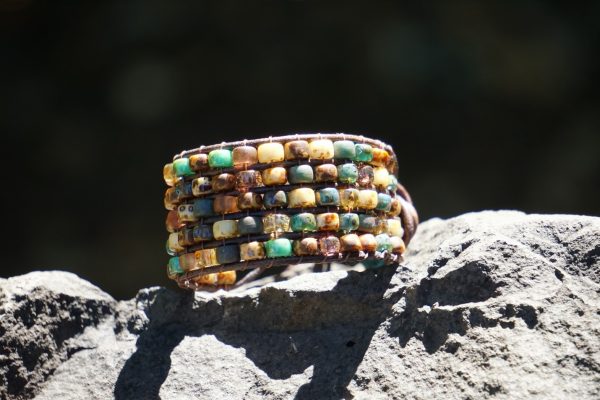 Metal Button Bracelet