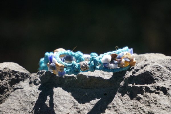 Silver Button Bracelet - Image 3