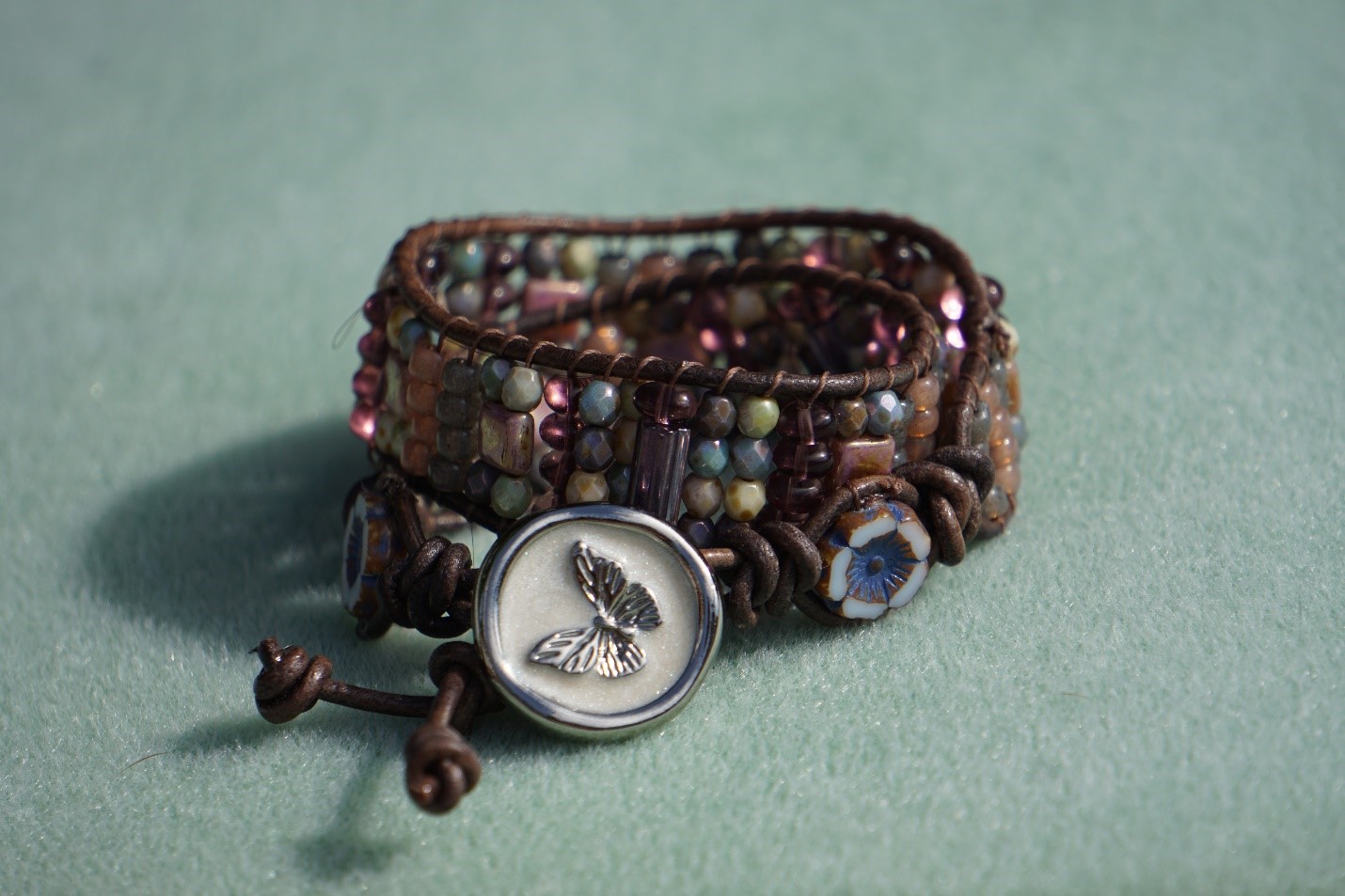Whimsical Wings – Butterfly Bead Bracelet